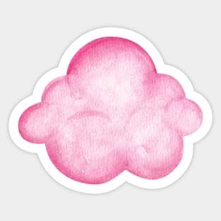 Pink cloud Sticker